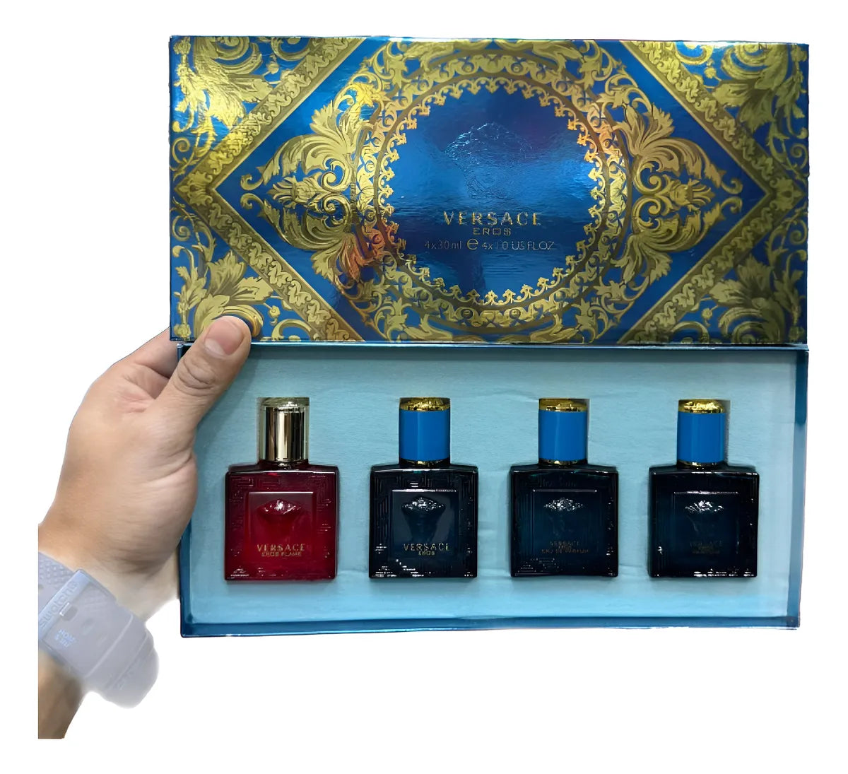 Eros Versace Set De Perfume 4 Pcs (30 Ml)