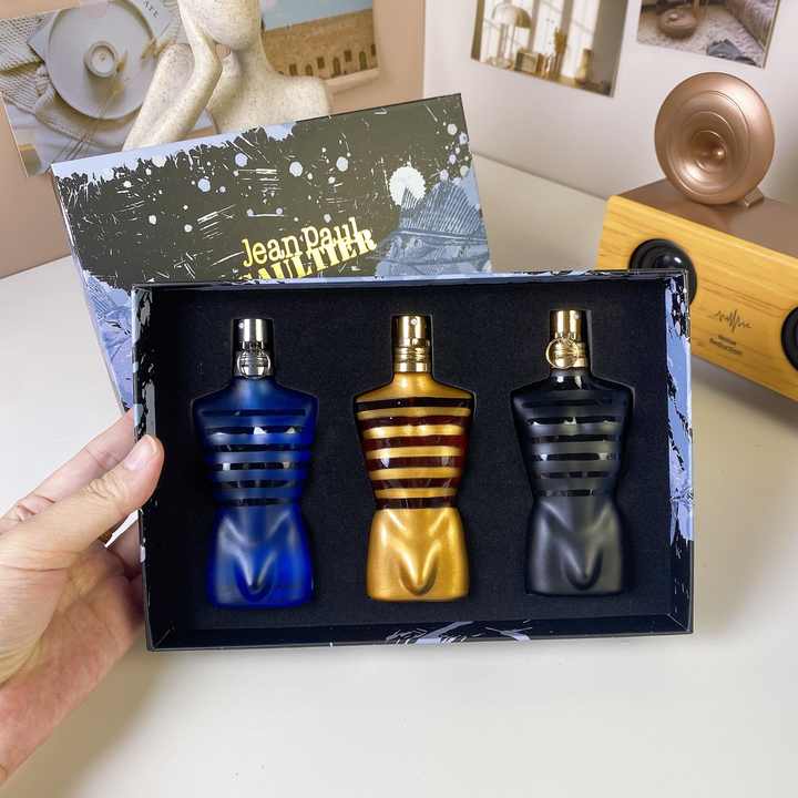 Jean Paul Gaultier 3 Piece Set Each Tropical Fragrance In Male Bottles (40ml)