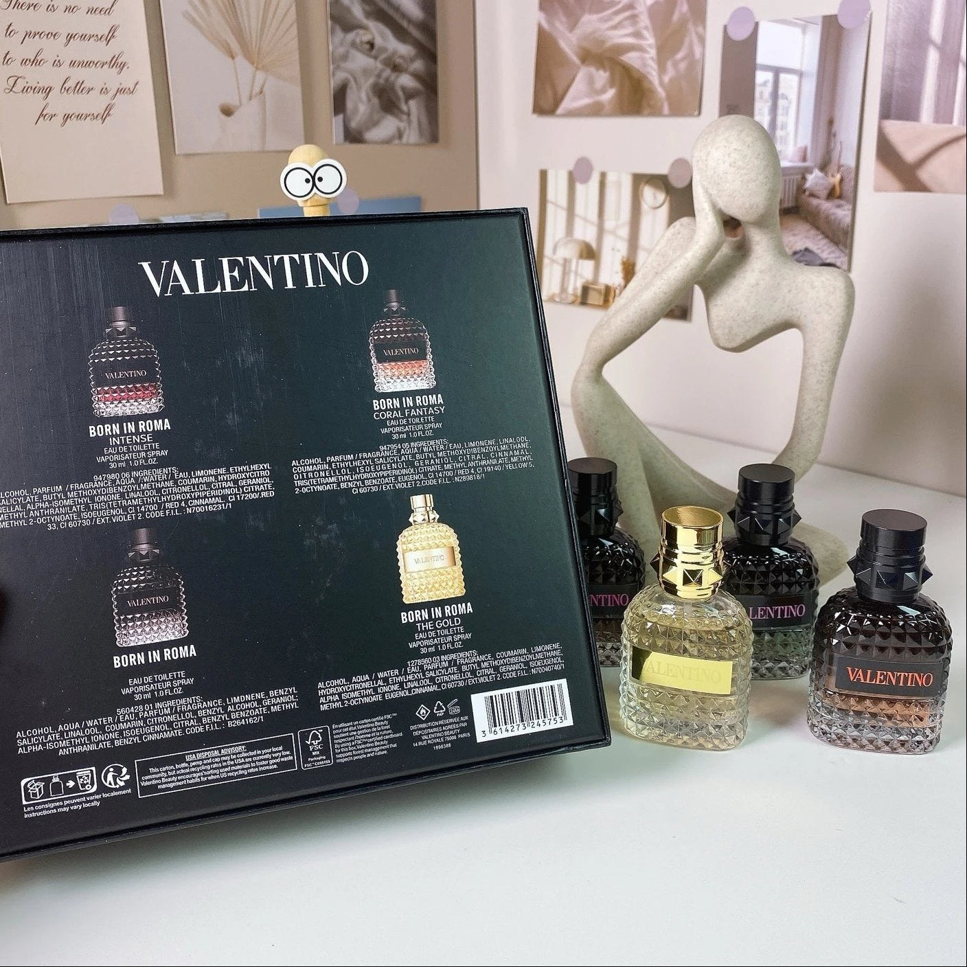 Valentino Uomo Born In Roma fragrance set (4x30ml)