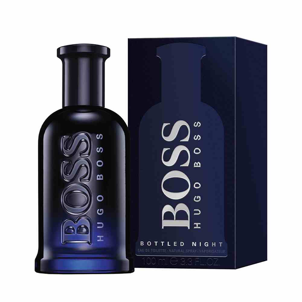 BOSS Hugo Boss Bottled NIGHT Eau de Toilette Men Spray (100 Ml)