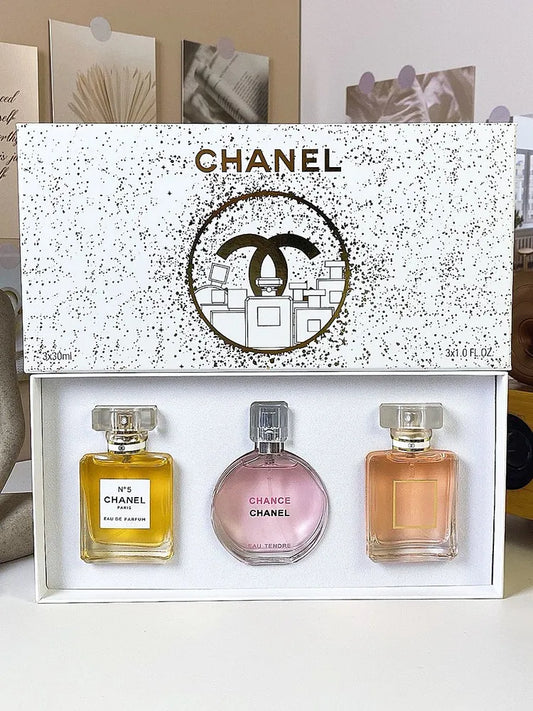 CHANEL Women's Perfume Suit Gift Box 3 PCs