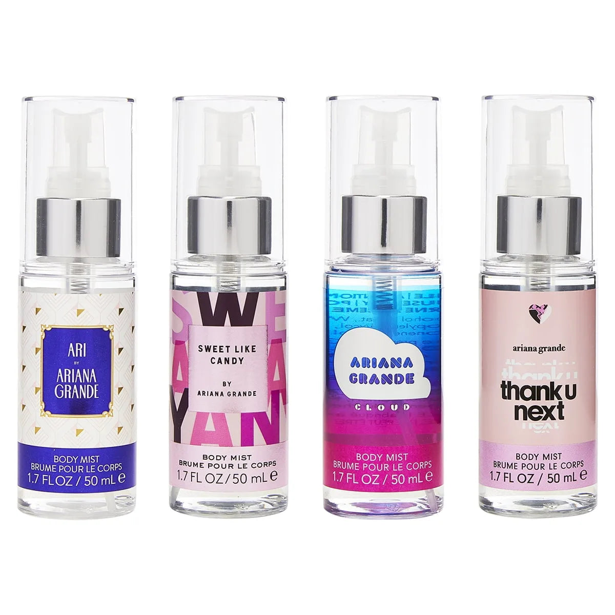 Ariana Grande Body Mist 50 Ml Mini Set 4 Pc