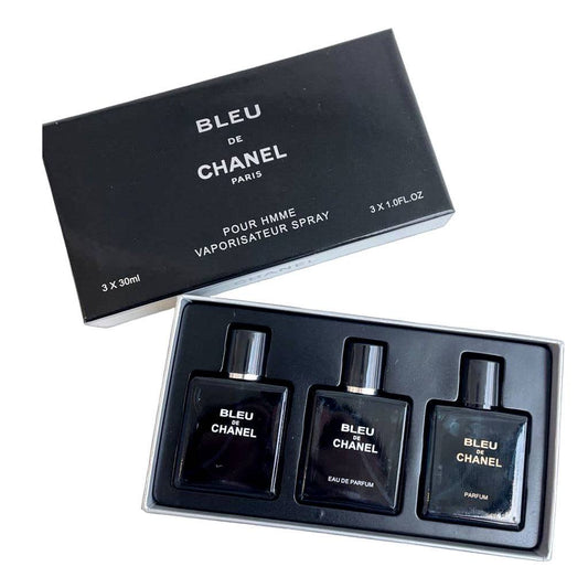 BLEU DE CHANEL Paris Perfume Set – 3 Pcs