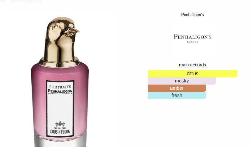 Penhaligon's The Ingenue Cousin Flora Eau De Parfum