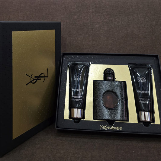Ysl Black Opium 3 Piece Edp Set (100ml)