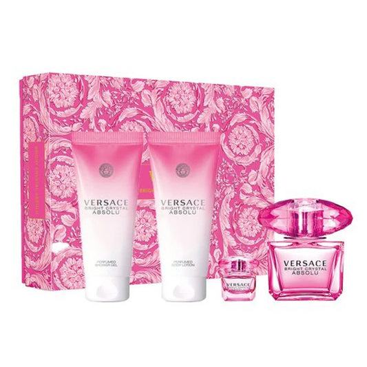 Versace Bright Crystal Eau De Parfum Gift Set For Women