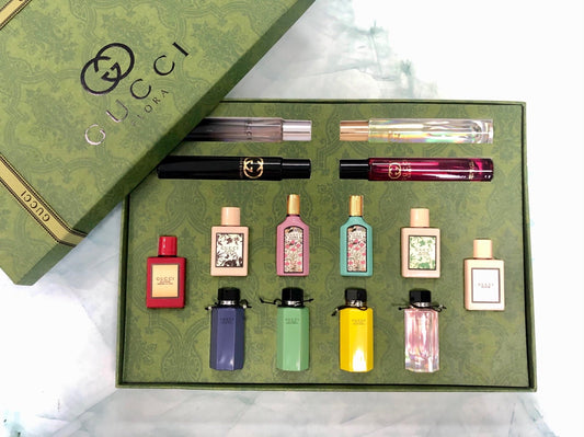 Gucci Flora Perfume 14 in 1 14-Piece Aroma Gift Set for Women